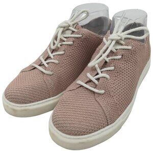 Nisolo All Day Go to Eco Knit Lace Up Sneaker Tennis Shoes Size 7.5 Pink Comfort